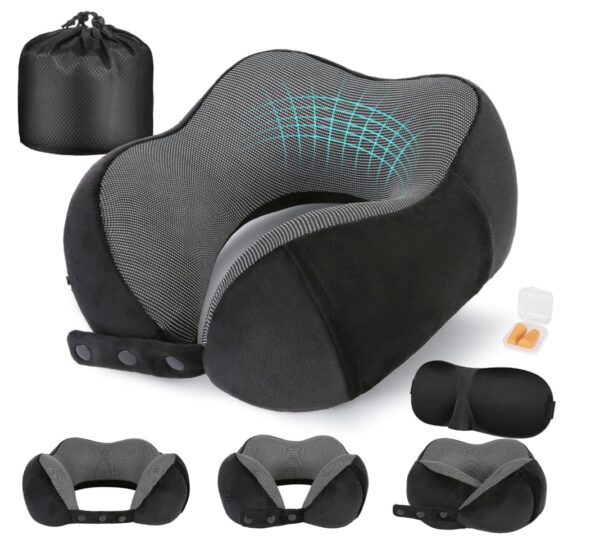 Cirorld Travel Pillow for Airplane, Neck Pillow for Travel